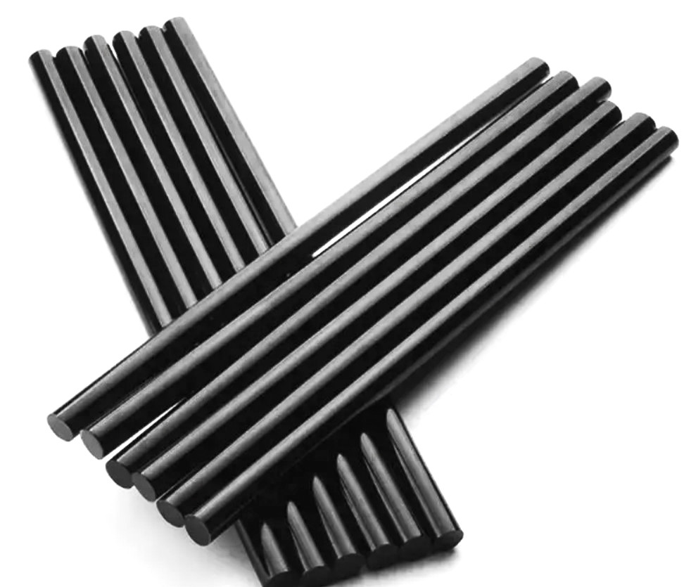 Клей силіконовий у стрижнях UKC 1119 0.7х27 см, чорний, фото 1