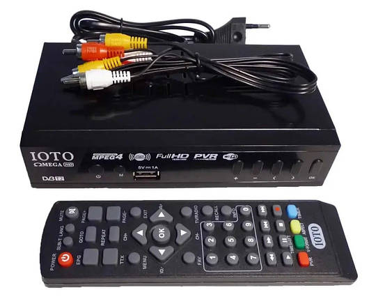Тюнер цифровий IOTO OMEGA DVB-T2 2558, фото 1