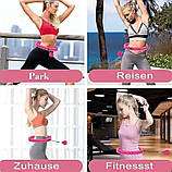 Хулахуп, масажний обруч Intelligent Hulahoop 8767, рожевий, фото 2