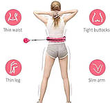 Хулахуп, масажний обруч Intelligent Hulahoop 8767, рожевий, фото 5