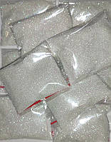 Блиск (гліттер) білий перламутр - вага 10 г