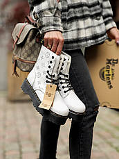 Жіночі черевики Dr. Martens Jadon x Louis Vuitton White ALL04749, фото 4