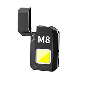 Електроімпульсна запальничка 6002 M8 USB з ліхтариком SV227