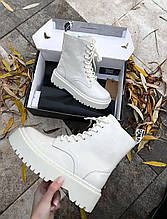 Жіночі черевики Dr. Martens Jadon White Patent ALL05053