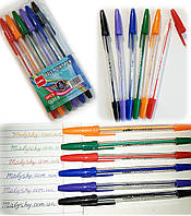 Набір масляних ручок кулькових «Корвина» 6 кольорів / ручка кулькова масляна Cello / CL51-6