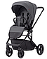 Коляска прогулянкова, візочок CARRELLO Alfa CRL-5508 Graphite Grey, сіра Карелло Альфа, фото 3