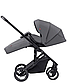 Коляска прогулянкова, візочок CARRELLO Alfa CRL-5508 Graphite Grey, сіра Карелло Альфа, фото 4