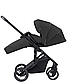 Коляска прогулянкова, візочок CARRELLO Alfa CRL-5508 Midnight Black, чорна Карелло Альфа, фото 4