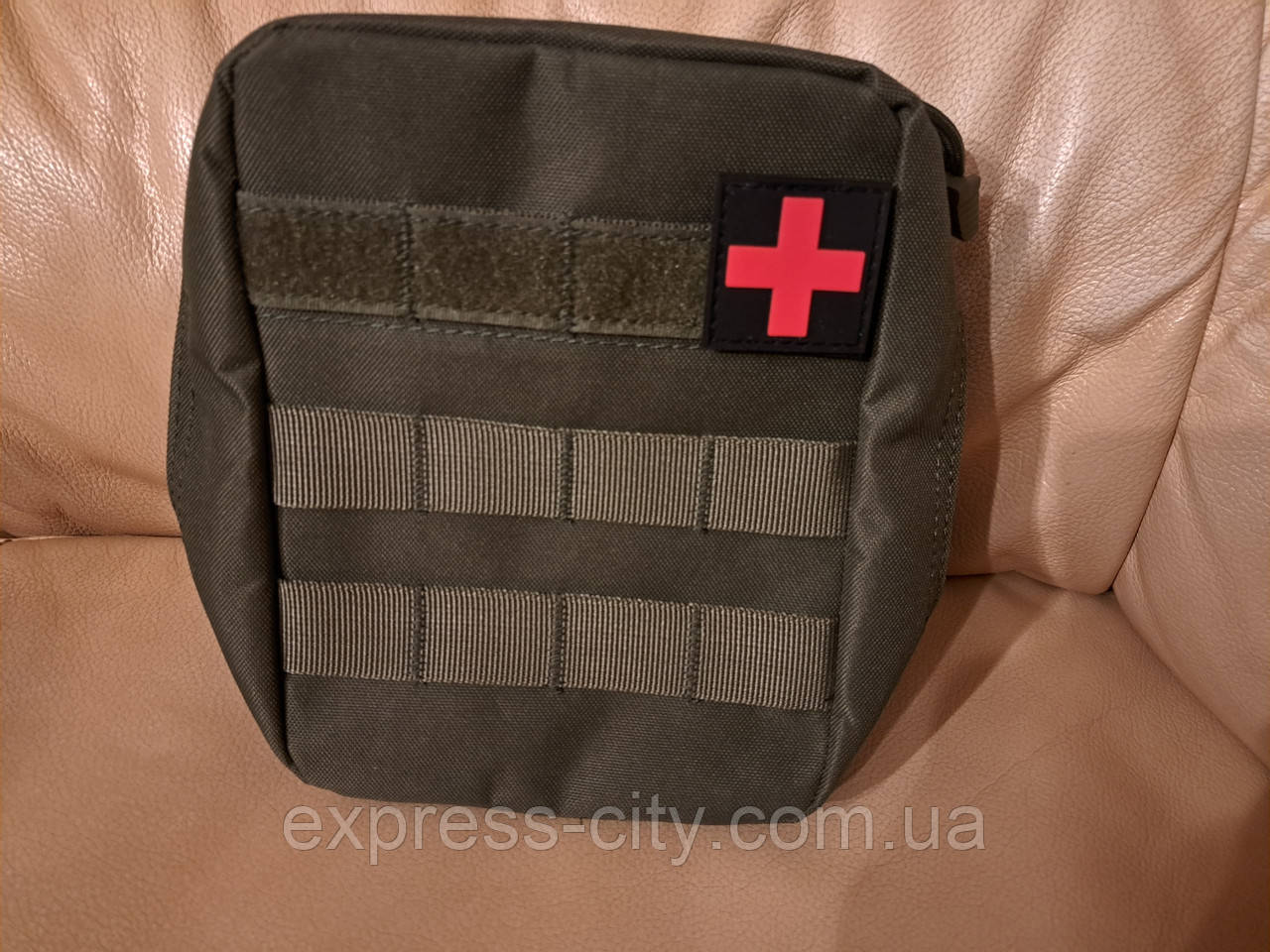 Сумка-аптечка тактична 15х20 см, (без наповнення)/Армійський підсумок за аптечкою із системою Molle, фото 1