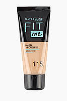 Тональний крем Maybelline Fit Me Matte 115