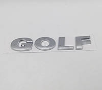 Надпись Golf на крышку багажника Volkswagen Golf