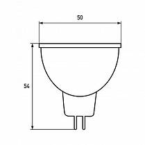 Світлодіодна лампа Eurolamp ECO серія "P" MR16 5W GU5.3 4000K 12V LED-SMD-05534(12)(P), фото 3