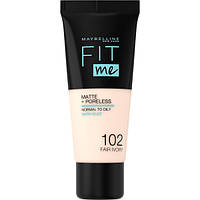 Тональний крем Maybelline Fit Me Matte 102 fair ivory