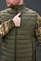 Тактическая демисезонная жилетка ультралегкая олива Жилетка мужская для военных хаки