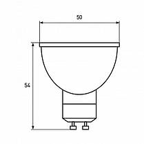 Світлодіодна лампа Eurolamp ECO серія "P" MR16 5W GU10 3000K LED-SMD-05103(P), фото 3