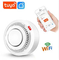 Умный датчик дыма с Wi-Fi и сигнализацией пожарной безопасности Tuya Smart и Smart Life