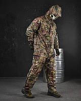 Военный костюм дождевик мембранный GEN2 мультикам Маскировочный тактический комплект от дожя