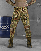 Армейские тактические штаны камуфляжные с наколенниками для зсу, Мужские брюки рип стоп военные мультикам всу