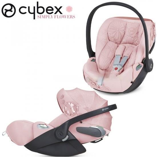 Автокрісло для новонароджених Cybex Cloud T i-Size Simply Flowers Pink