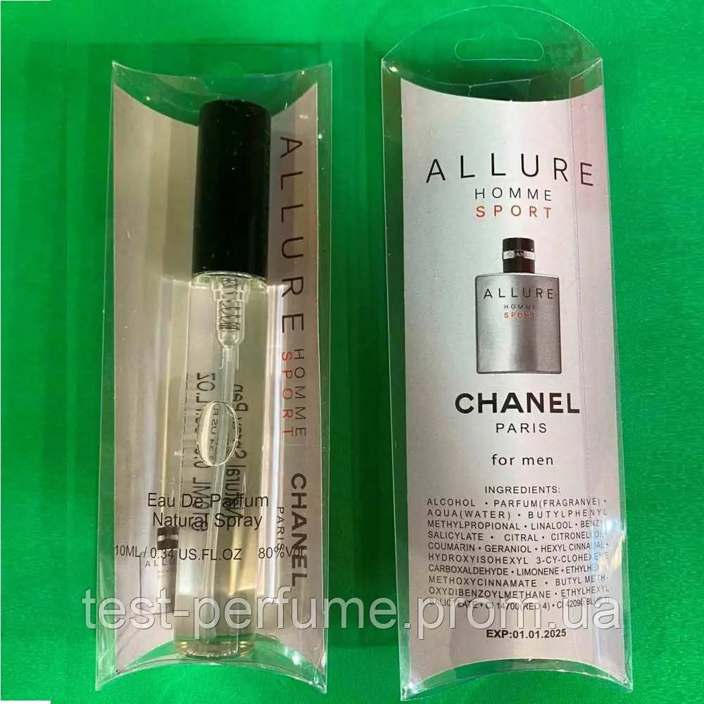 Сhanel Allure Homme Sport чоловічі парфуми ручка 10 мл