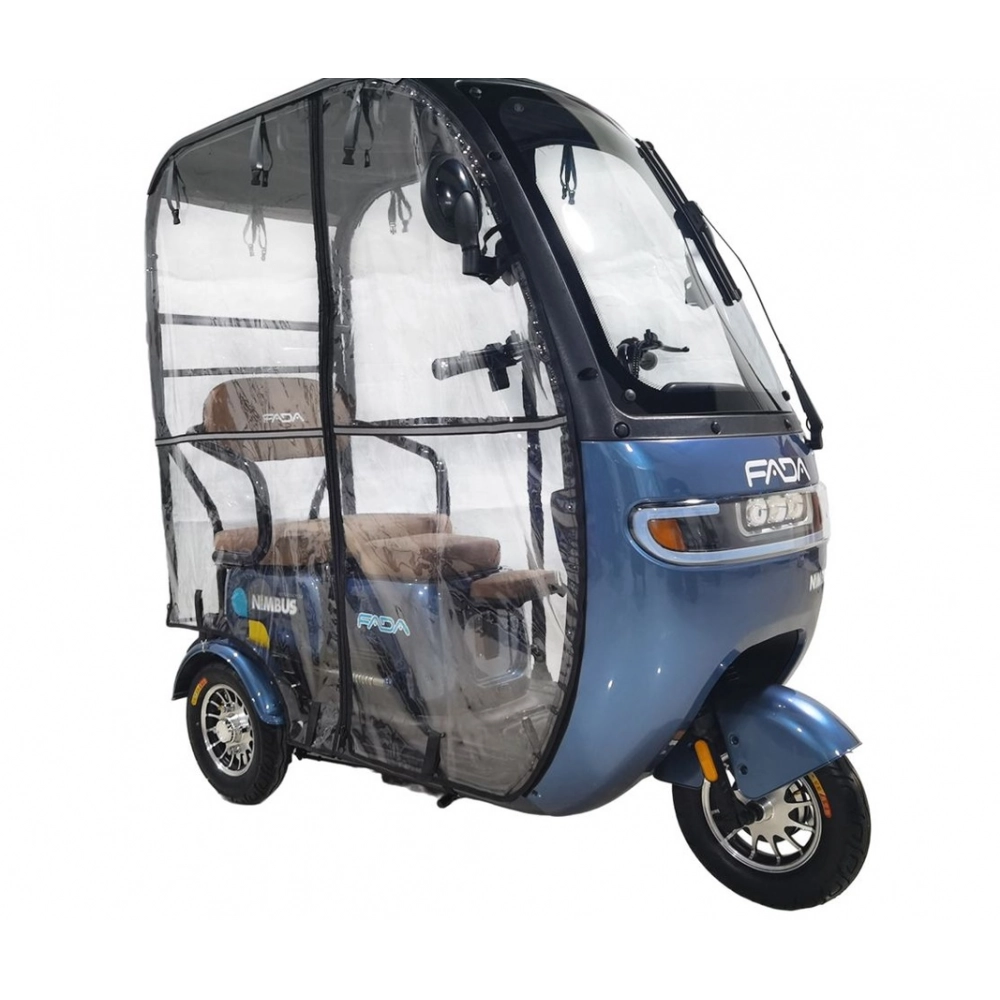 Електротрайк з кабіною FADA NiMBUS 800W Сіро-блакитний, фото 1