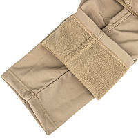 Тактические штаны Lesko B001 Sand (2XL) утолщенные однотонные мужские с теплой подкладкой mt