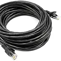 Патч-корд LAN 20 метров CAT 5 Сетевой кабель UTP витая пара для интернета и роутера Ethernet Лан RJ-45