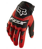 Велоперчатки FOX Dirtpaw MX Gloves, черно-красные, размер L