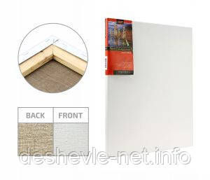 Підрамник, 40*60 см, середнє зерно, акрил, льон, ROSA