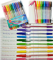 Набір масляних ручок кулькових «Корвина»12 кольорів / ручка кулькова масляна Cello / CL51-12