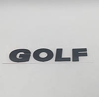 Надпись Golf на крышку багажника Volkswagen Golf