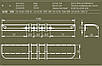 Ручка меблева торцева довга алюміній 1200мм Hexa Long Gtv, фото 6