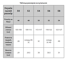 Купальник жіночий Sisianna 59203 фіолетовий 50 52 54 56 58 Український розмір, фото 4