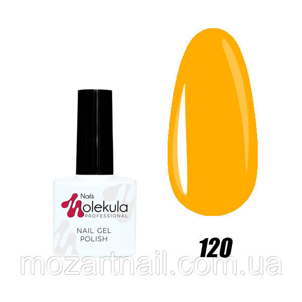 Гель-лак Nails Molekula 120 (помаранчевий), 11ml