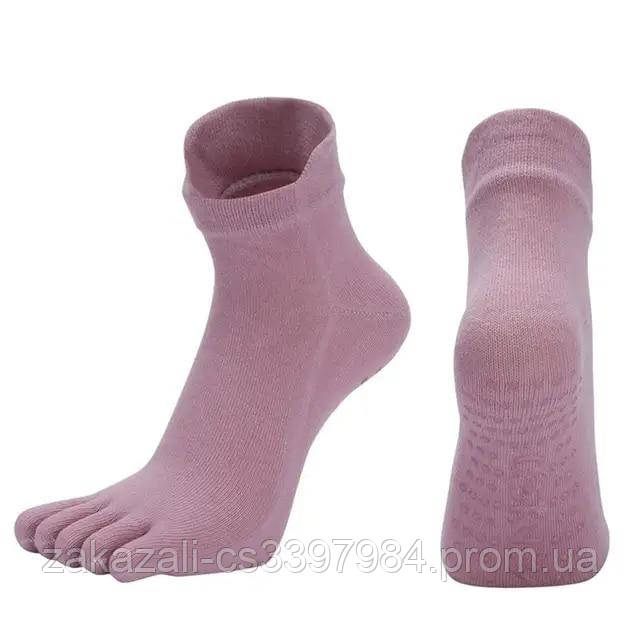 📌 Носки для йоги жіночі неслизькі Yoga Socks | Спортивні Шкарпетки для фітнесу, пілатесу, гімнастики, фото 1