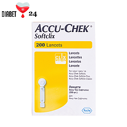 Ланцети Акку Чек Софтклікс (Accu-Chek Softclix) 200 штук