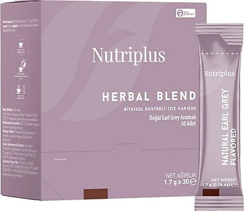 Розчинний без кофеїну, Бергамот (Кардамон,мальва, гібіскус) Nutriplus Farmasi, 30 стик. х 1.7 г