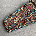 Плечовий ремінь для сумки широкий текстильний бронзова фурнітура 10006 чорна лямка Різнокольорий, фото 3