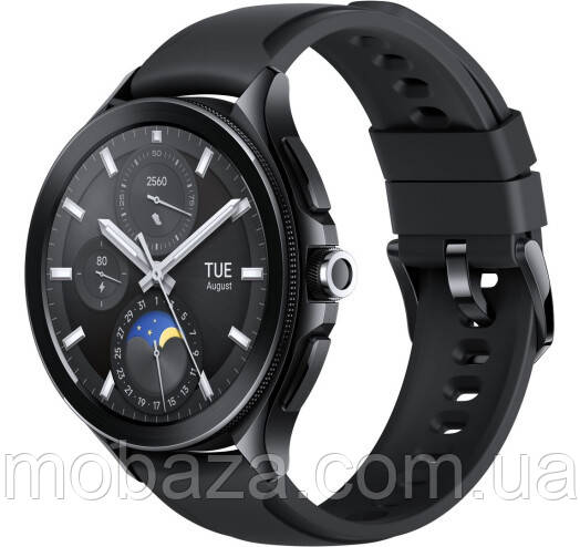 Смарт-часы Xiaomi Watch 2 Pro Bluetooth Black Case with Black Fluororubber Strap