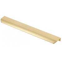 Ручка для мебели торцевая золото светлое браш 256мм Hexa Gtv