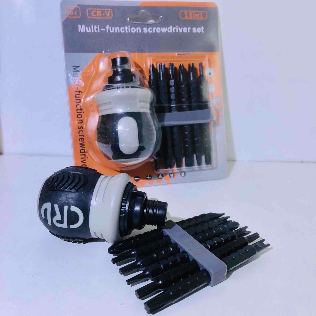 Багатофункціональна храпова телескопічна викрутка з подвійною головкоюTOOLS 13 (120 шт./ящ), фото 1