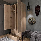 Шафа дводверна Лайт ШЛ-2 з шухлядами, Дуб Сонома, фото 4