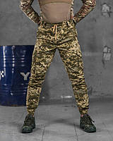 Военные тактические штаны пиксельные KS military весна-осень, Армейские брюки пиксель ЗСУ рипстоп на резинке