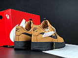 Чоловічі кросівки Nike Air Force 1 Limited повсякденні демісезонні гірчичні, фото 5