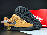Чоловічі кросівки Nike Air Force 1 Limited повсякденні демісезонні гірчичні, фото 6