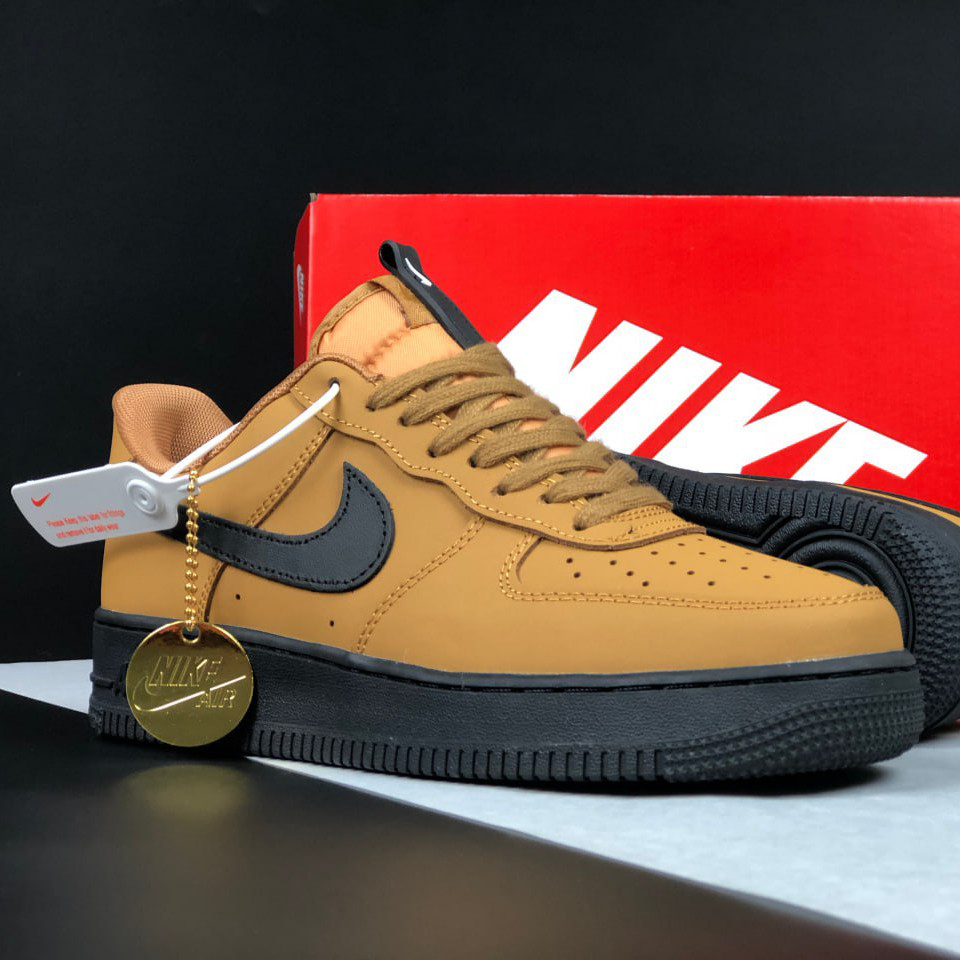 Чоловічі кросівки Nike Air Force 1 Limited повсякденні демісезонні гірчичні