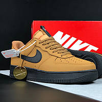 Мужские кроссовки Nike Air Force 1 Limited повседневные демисезонные горчичные