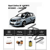Комплект фільтрів Opel Zafira B 1.9 CDTI (2005-) WIX