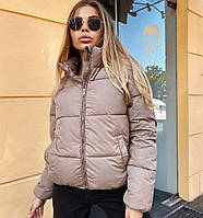 Женская куртка плащевка на силиконе XXL (2цв) "WOW" от прямого поставщика