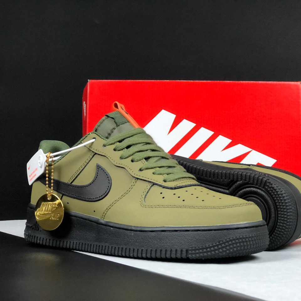 Чоловічі кросівки Nike Air Force 1 Limited стильні повсякденні хакі